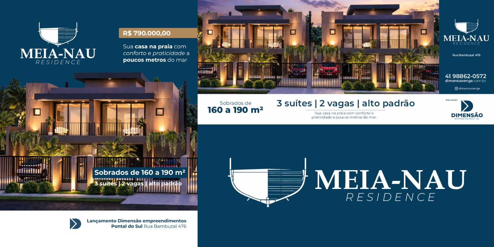 Meia-Nau — identidade visual